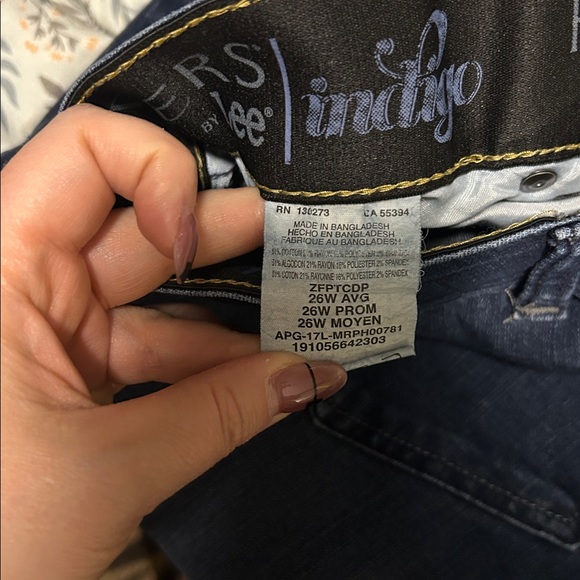 Riders by Lee Indigo Dark Wash Jeans - 26W - Picture 5 of 5